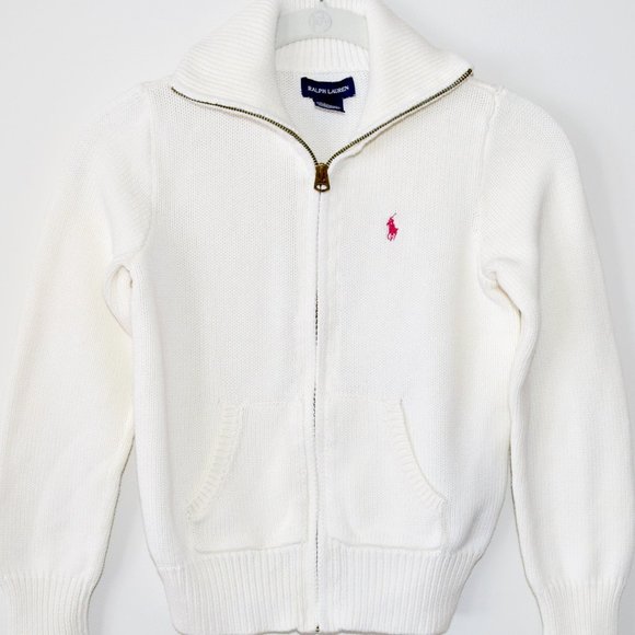 Ralph Lauren Full-Zip Cardigan Sweater - Medium - Picture 1 of 8